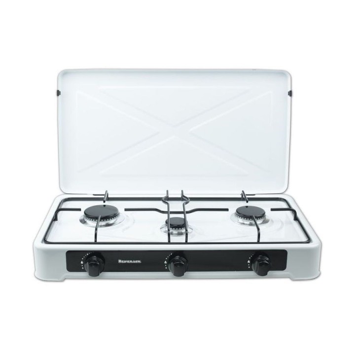 Piano cottura a gas Ravanson K-03TB [bianco, 3 zona(e)]