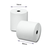 Qoltec 51892 Rotolo termico 80 x 80 | 55g/m2 | 10pcs | BPA free