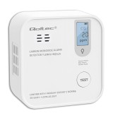 Qoltec 52577 Sensore wireless di monossido di carbonio (CO) con batteria | vita utile sensore 10 anni | allarme 85dB | LED