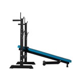 REBEL ACTIVE Panca per allenamento dritta regolabile con supporti