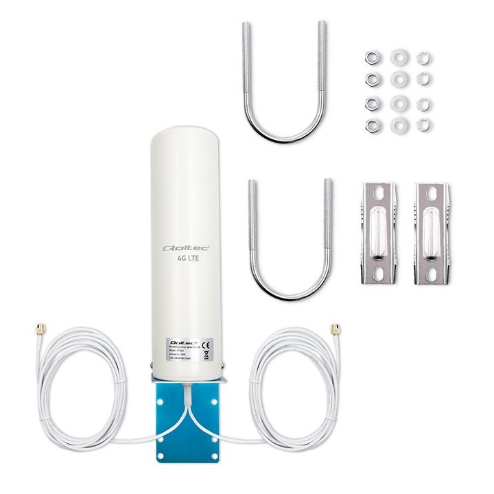 Qoltec 57044 4G LTE DUAL antenna | 5dBi | omnidirezionale | esterno