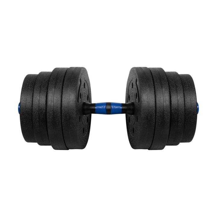REBEL ACTIVE Manubri bituminosi regolabili con connettore 2x15 kg