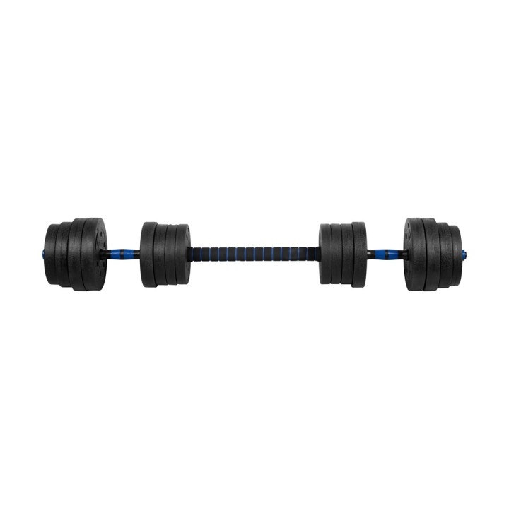 REBEL ACTIVE Manubri bituminosi regolabili con connettore 2x15 kg