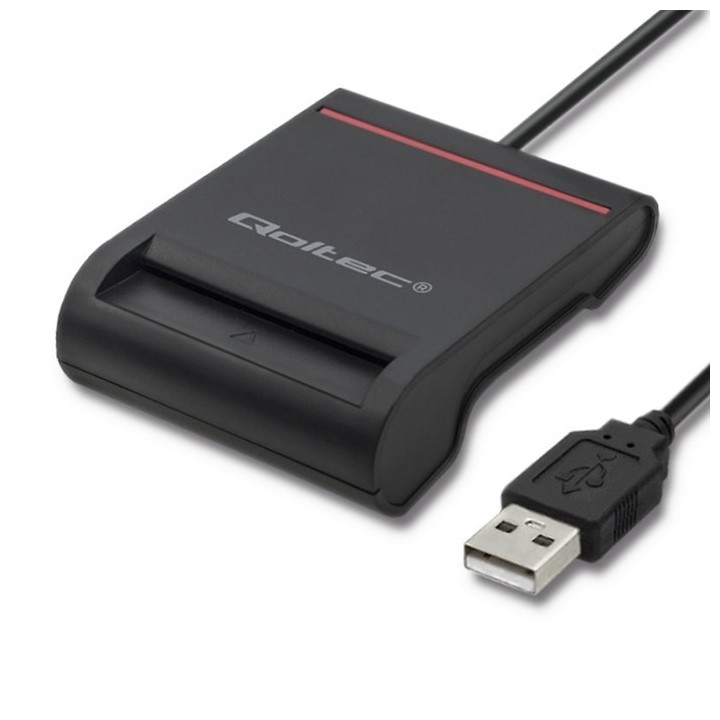 Qoltec lettore smart card ID