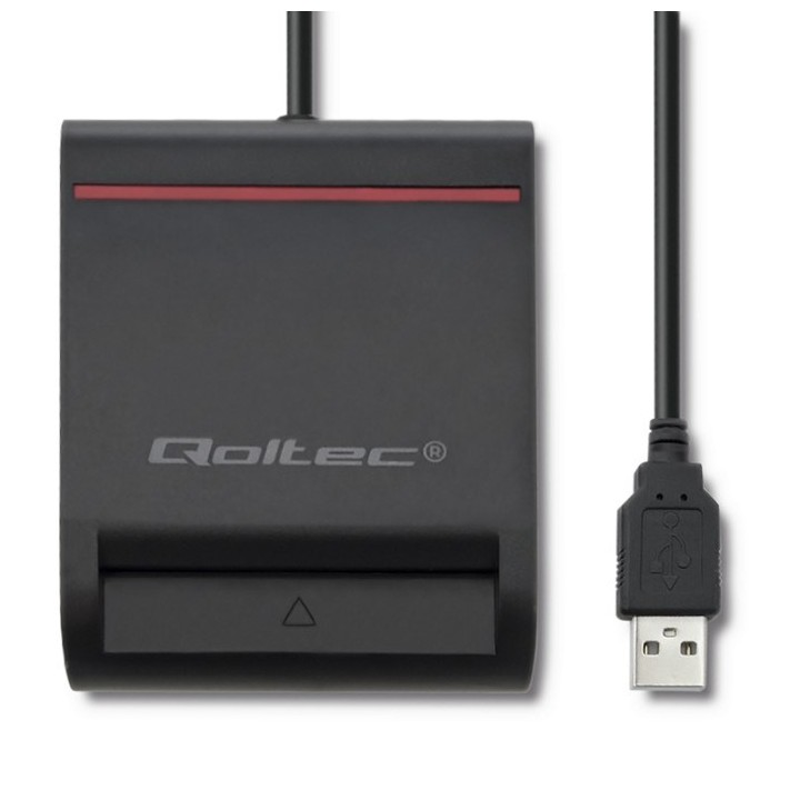Qoltec lettore smart card ID