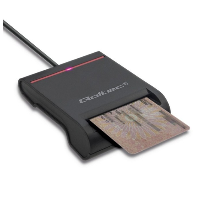 Qoltec lettore smart card ID