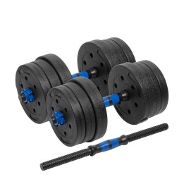 REBEL ACTIVE Manubri bituminosi regolabili con connettore 2x10 kg