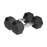 REBEL ACTIVE Manubri in ghisa rivestiti in gomma 2x9 kg