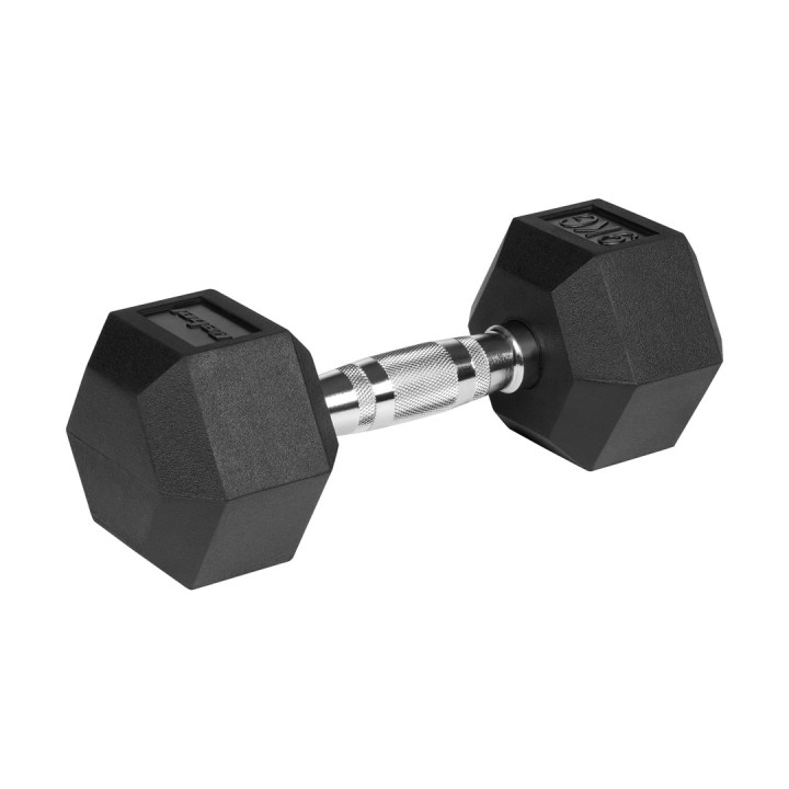 REBEL ACTIVE Manubri in ghisa rivestiti in gomma 2x9 kg