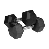 REBEL ACTIVE Manubri ghisa rivestiti gomma 2x10 kg