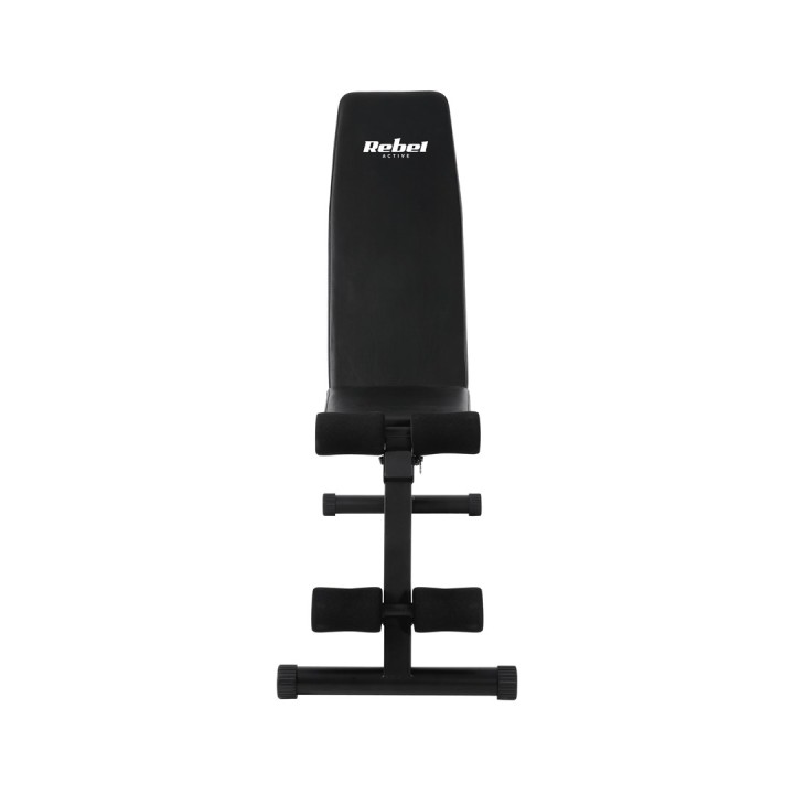 REBEL ACTIVE Panca per allenamento inclinata rinforzata con bloccaggio gambe