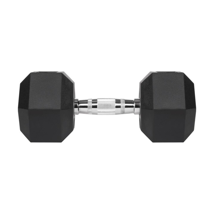 REBEL ACTIVE Manubri in ghisa rivestiti in gomma 2x15 kg