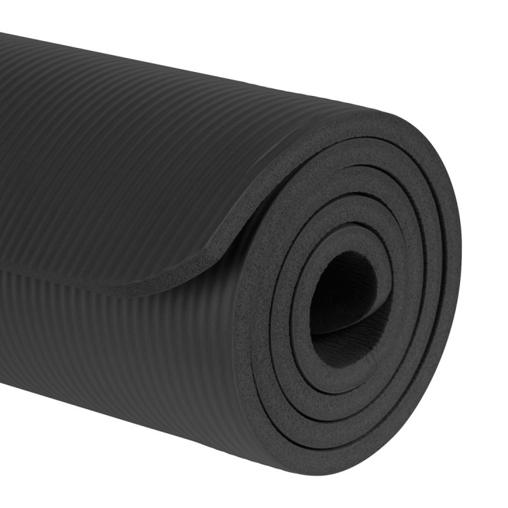 REBEL ACTIVE tappetino da ginnastica nero