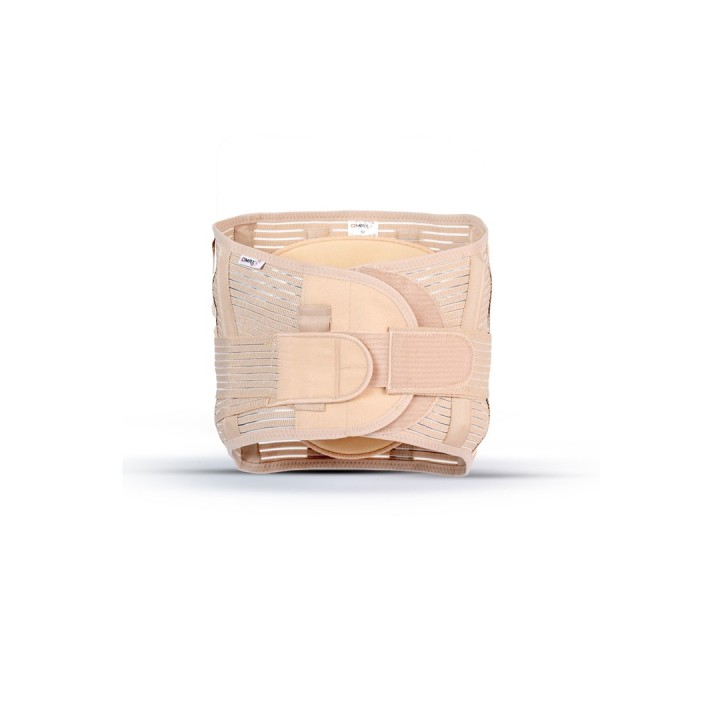 Cintura di supporto lombosacrale con cinghie di serraggio Lumbo O-1431/XL REHAFUND beige