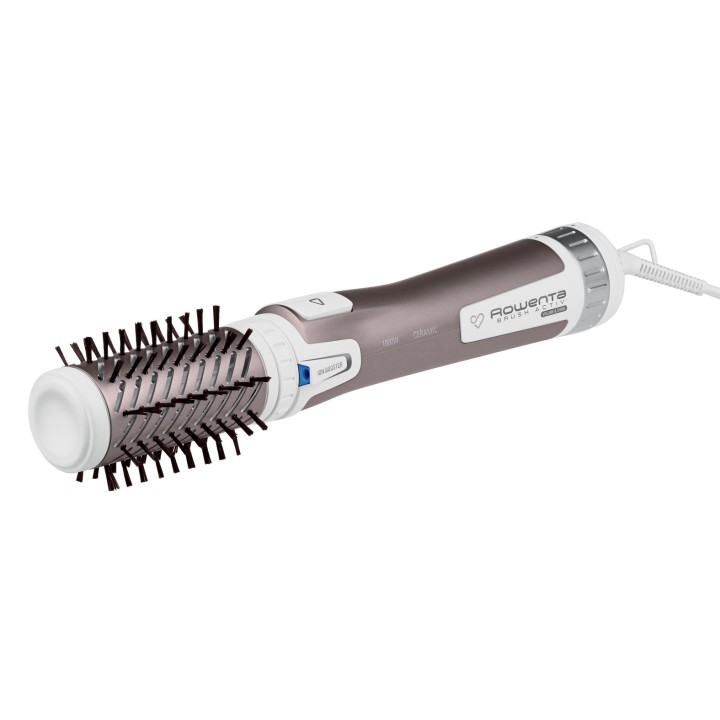 Rowenta Brush Activ Premium Care CF9540 spazzola ad aria calda caldo alluminio metallico bianco 1000 W 1.8 m
