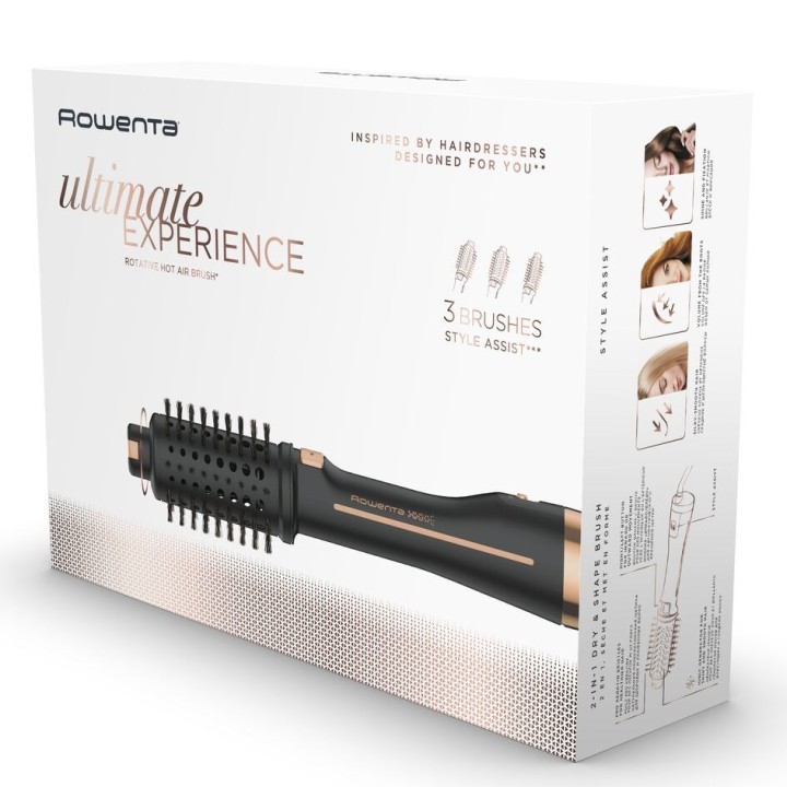 Rowenta Ultimate Experience CF9620 spazzola asciugacapelli aria calda nero rame 750 W