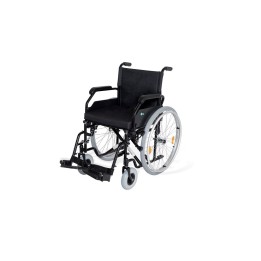 Sedia a rotelle in acciaio RF-1 Cruiser Nero 48cm
