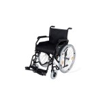 Sedia a rotelle in acciaio RF-1 Cruiser Nero 48cm
