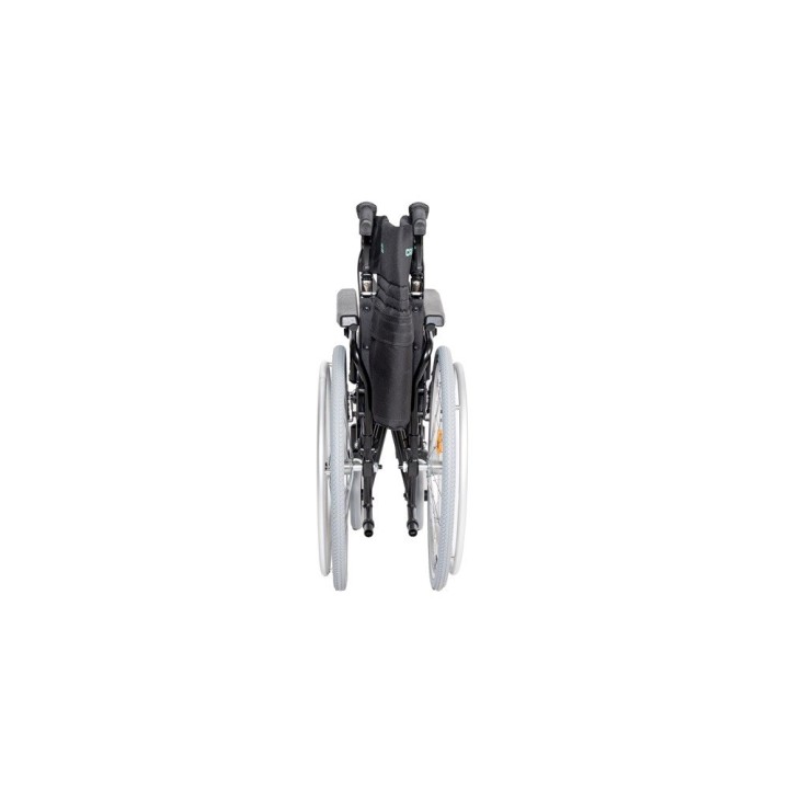 Sedia a rotelle in acciaio RF-1 Cruiser Nero 48cm