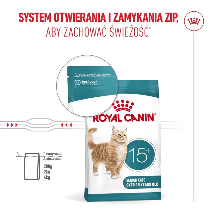 ROYAL CANIN Ageing 15+ - cibo secco per gatti - 2kg