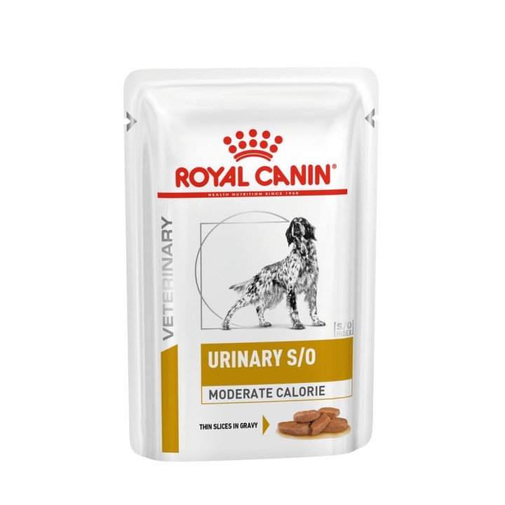 ROYAL CANIN Cane Urinaria S/O Calorie Moderate - cibo umido per cani - 12 x 100g