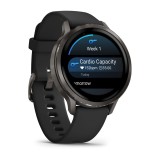 Garmin Venu 4 3.05 cm (1.2 ) AMOLED 41 mm digitale 390 x 390 pixel touchscreen nero Wi-Fi GPS (satellitare)