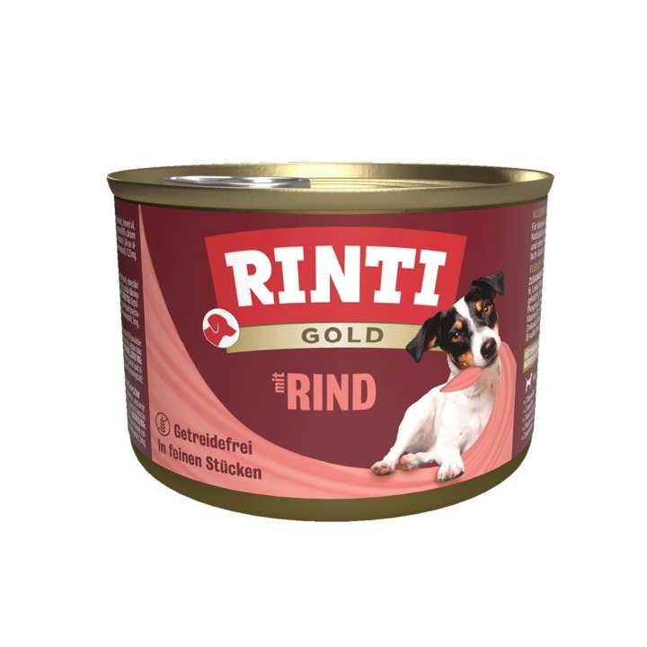RINTI Gold Manzo - cibo umido cani - 185g
