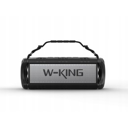 W-KING D8 altoparlante Bluetooth wireless – nero e argento