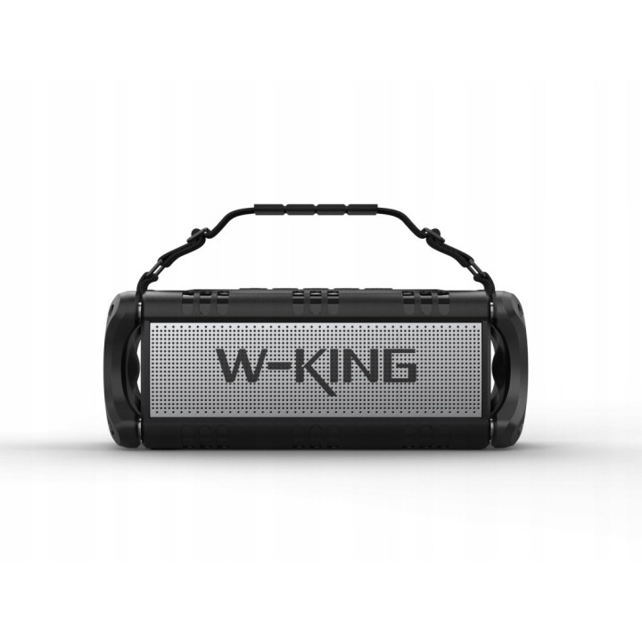 W-KING D8 altoparlante Bluetooth wireless – nero e argento