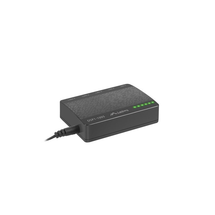 LANBERG SWITCH DSP1-1005 (5-PORT 1GB/S)
