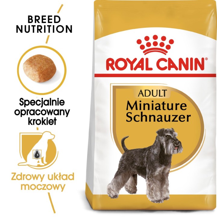 ROYAL CANIN Miniature Schnauzer Adult - cibo secco per cani - 3 kg