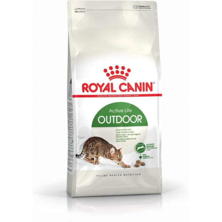Royal Canin Active Life Outdoor cibo secco per gatti 4 kg Adult Pollame
