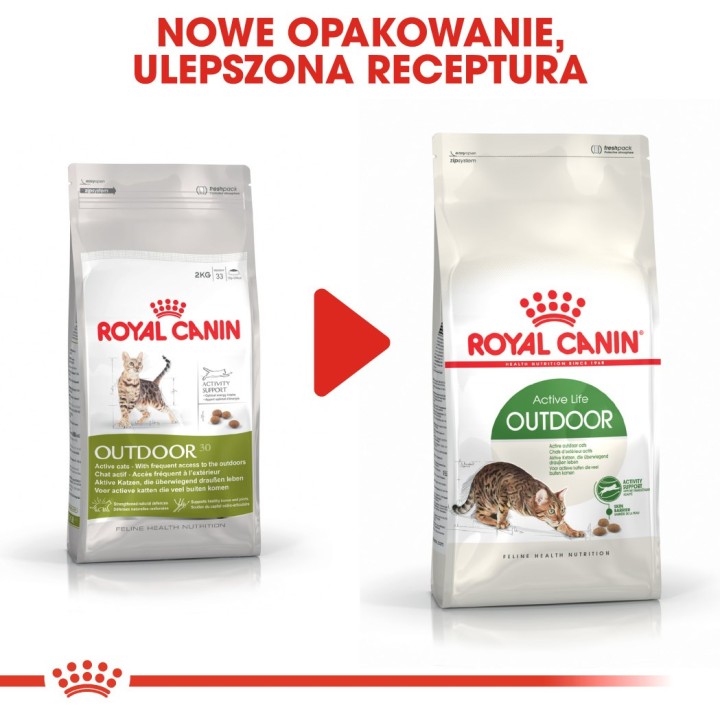Royal Canin Active Life Outdoor cibo secco per gatti 4 kg Adult Pollame