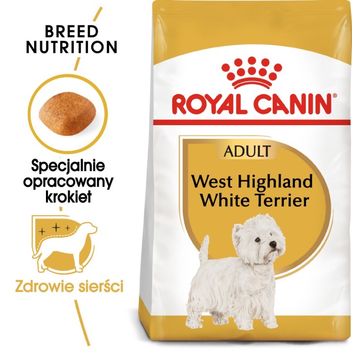 Royal Canin BHN West Highland White Terrier Adulto - cibo secco per cani adulti - 3kg