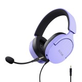 Trust GXT 489P FAYZO Cuffia gaming cablata con archetto nero viola