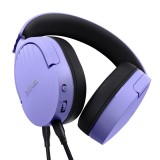 Trust GXT 489P FAYZO Cuffia gaming cablata con archetto nero viola