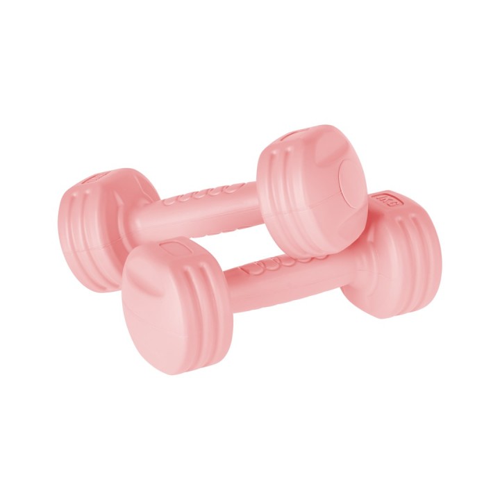 REBEL ACTIVE Set di manubri bituminosi 20kg (2x1kg + 2x2kg + 2x3kg + 2x4kg)