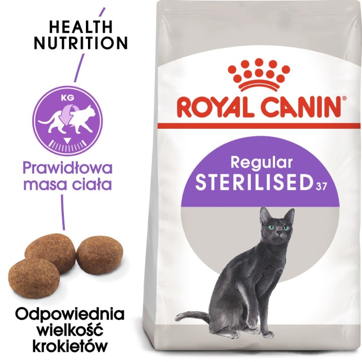 Royal Canin Sterilised 37 gatti cibo secco 400 g Adult Pollame