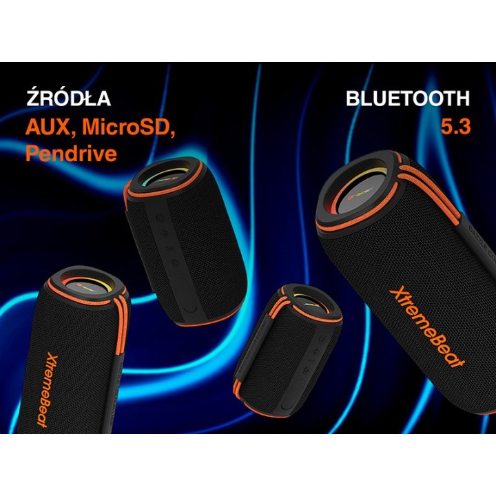 Tracer XtremeBeat TWS altoparlante Bluetooth portatile nero 15 W
