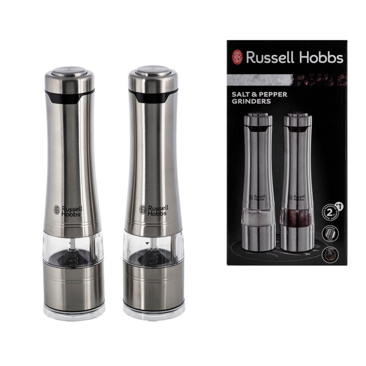 Russell Hobbs 23460-56 macinaspezie set macinasale e pepe Acciaio inossidabile