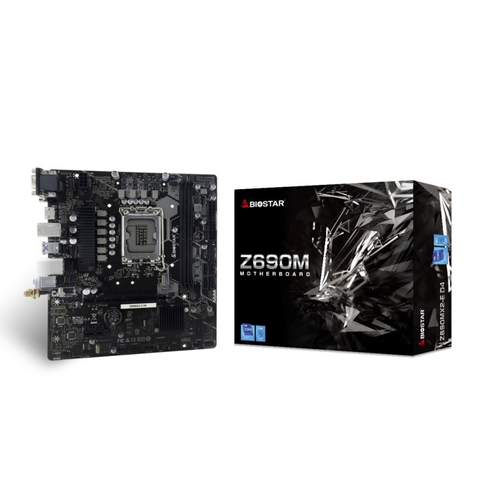 Biostar Z690MX2-E D4 scheda madre Intel Z690 LGA 1700 micro ATX