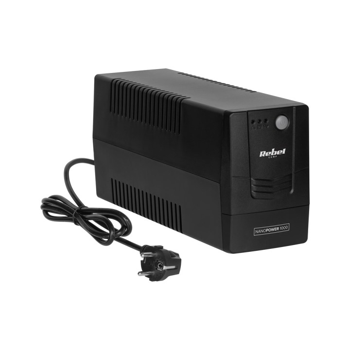 REBEL UPS Nanopower 1000 gruppo di continuità (UPS) Line-Interactive 1000 VA 600 W 2 AC presa(e)