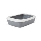 SAVIC IRIZ lettiera con bordo - 42 cm - grigio