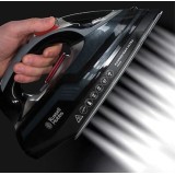 Russell Hobbs 20630-56 ferro da stiro a vapore piastra in ceramica 3100 W nero grigio