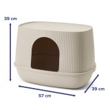 SAVIC Moona Mocha - lettiera per gatti - 57x39x39cm