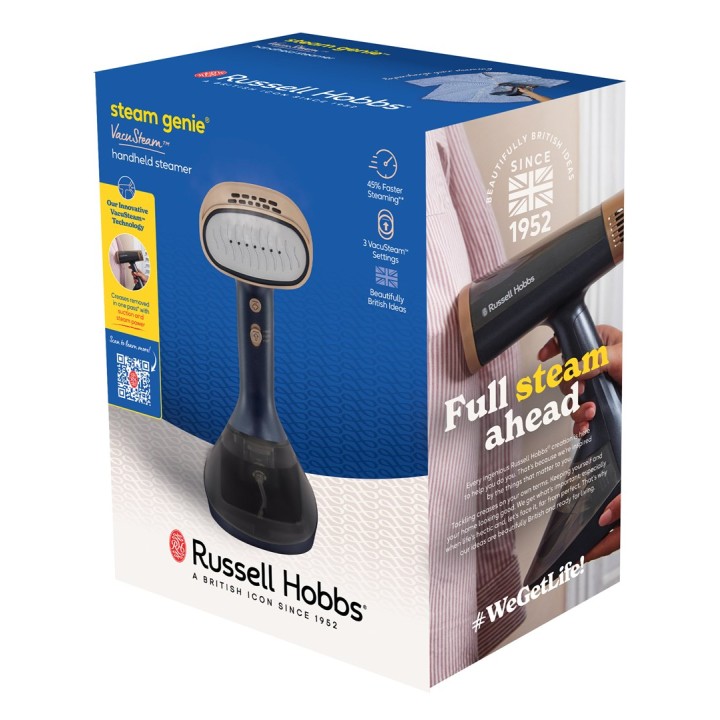 Russell Hobbs 28550-56 vaporella indumenti Vaporella indumenti portatile 0.2 L 1400 W Blu Oro