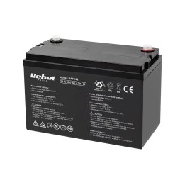 VIPOW Accumulatore al gel 12 V 100 Ah