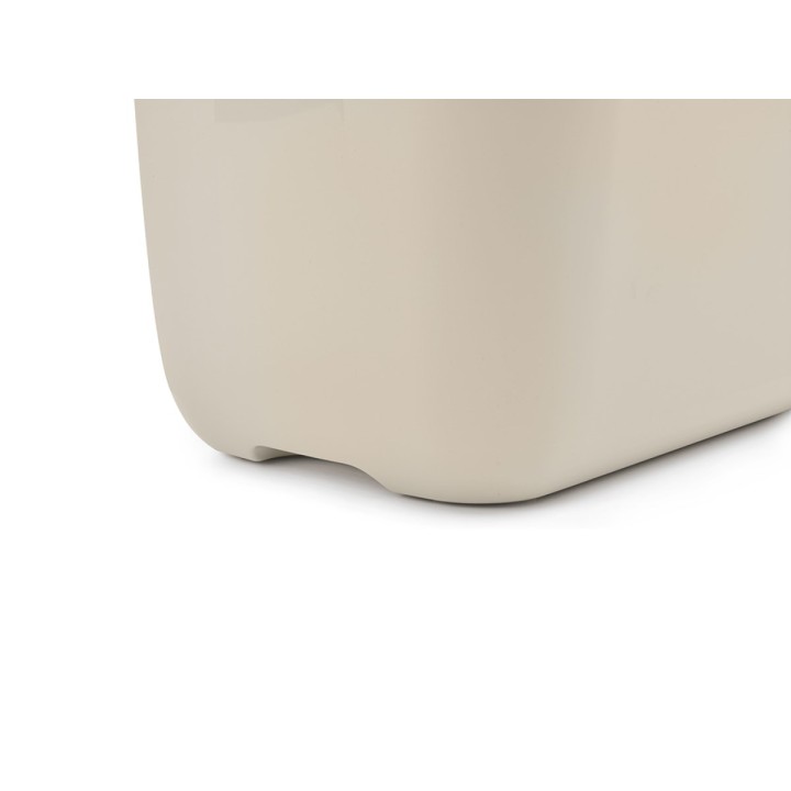 SAVIC Hop marrone caffè con coperchio bianco – lettiera per gatti – 58.5x39x39.5 cm – 1 pezzo