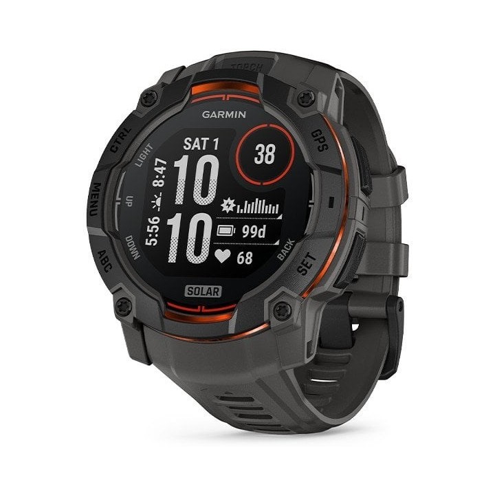 GARMIN Instinct 3 50mm SOLAR Smartwatch nero