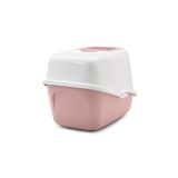 SAVIC Nestor bianco-rosa - lettiera per gatti chiusa - 56x39x38.5 cm - 1 pezzo